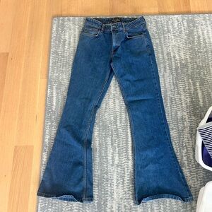 Men's Blue Bootcut Jeans